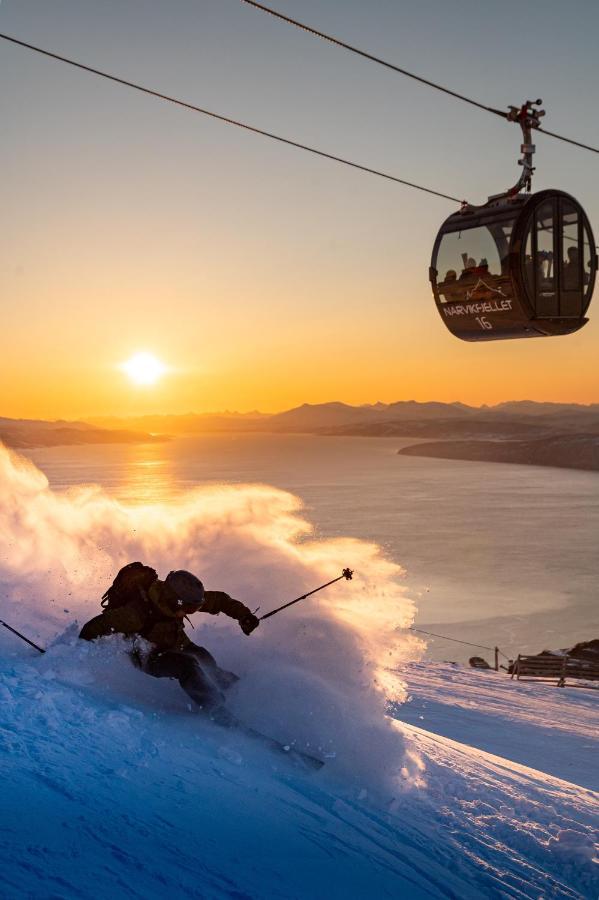 Skjomen Lodge Elvegard Exteriér fotografie