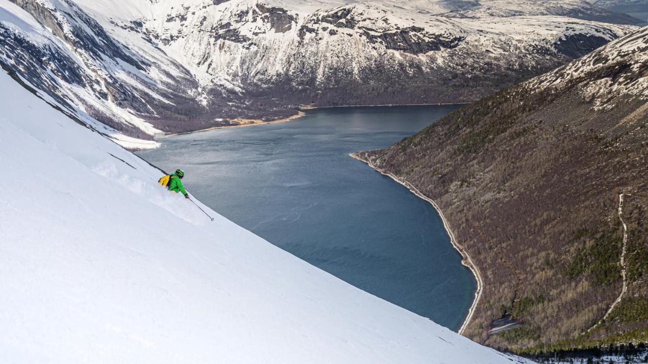 Skjomen Lodge Elvegard Exteriér fotografie